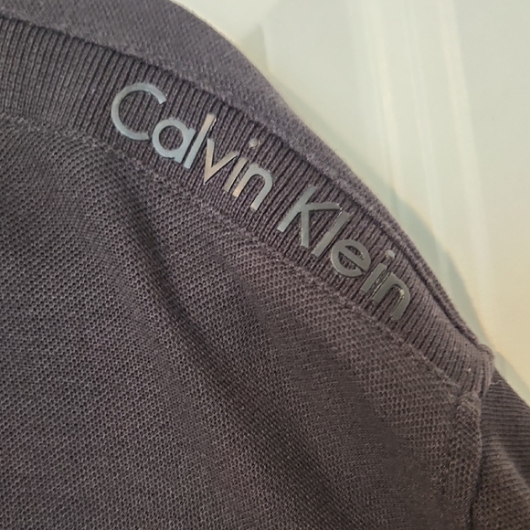 Calvin Klein Men's Black Polo Shirt - Picture 4 of 7